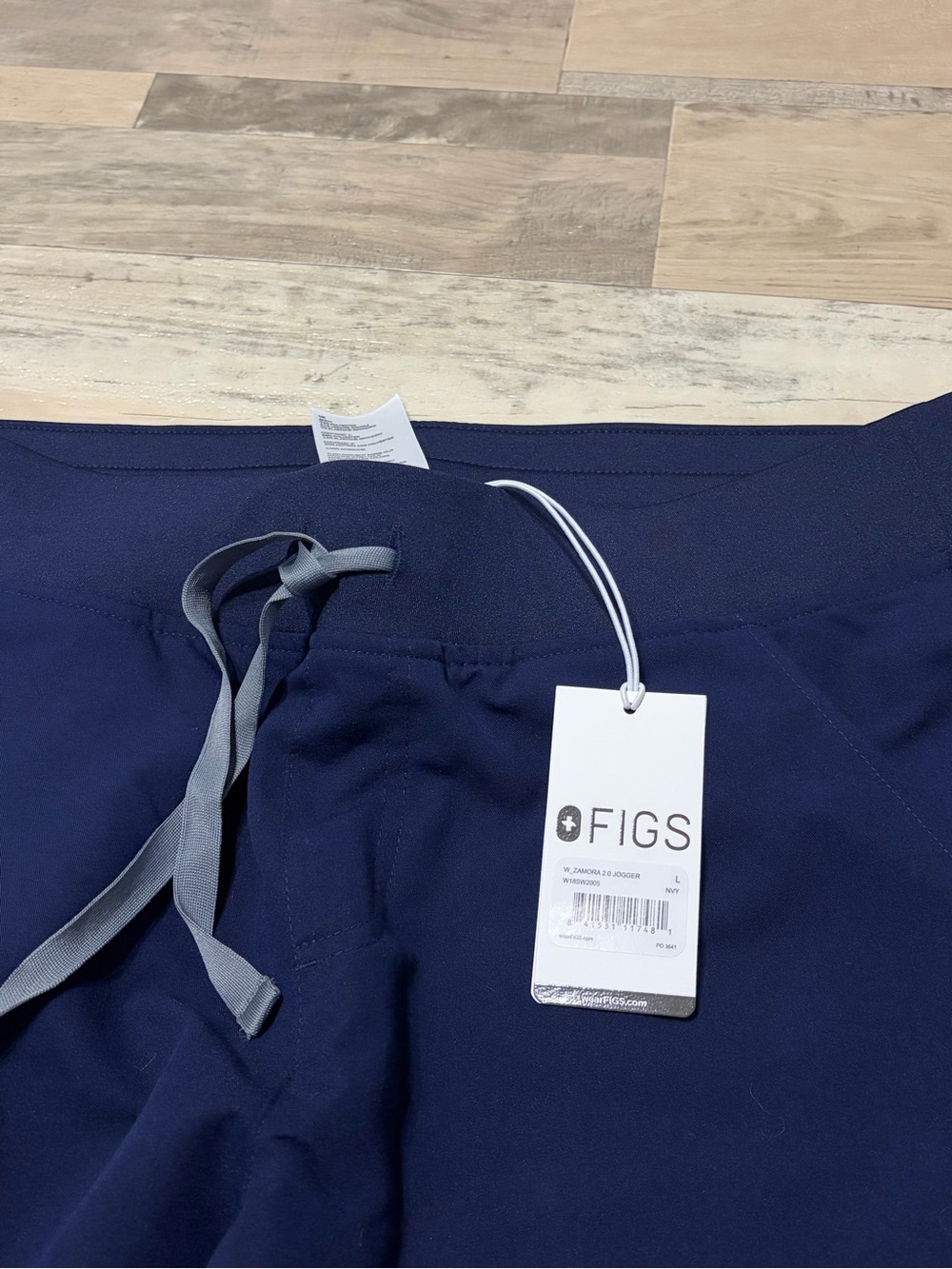 NWT Figs Womens L Zamora 2.0 Jogger Navy Blue Medical Healthcare High Rise - Picture 3 of 5